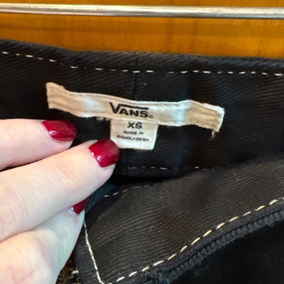 Vans Women’s Brighton Black Denim Mini Skirt Size XS - Picture 12 of 13